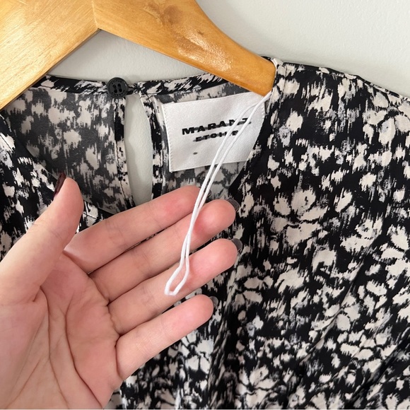 Isabel Marant Étoile Dulce Knotted Floral Dress Size 34 / US 2 NWOT - Picture 7 of 10